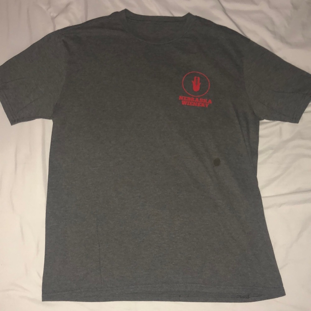 Grey Nebraska wienery shirt